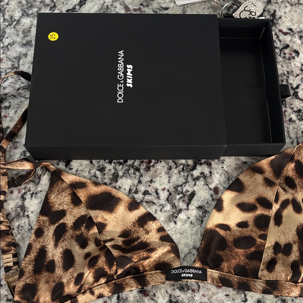 Dolce & Gabbana Leopard Print Swimwear